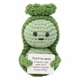 thumbnail image 1 of Crochet Positive Energy Knitted Wool Positive Energy Doll Wool Vegetable Doll, 1 of 4