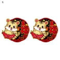 thumbnail image 2 of Neinkie 2Pcs /Set Chinese New Year Window Clings Spring Festival Decorations Tiger Year Window Decals Stickers for Home Restaurant Store Party Decor Ornaments, 2 of 2