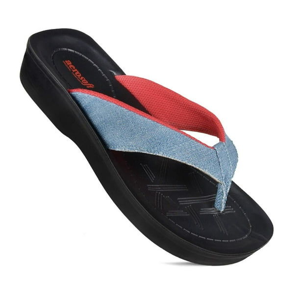 Aerosoft - Aerosoft - Serge Comfortable Ladies Thong Sandals - Walmart ...