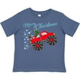 thumbnail image 3 of Inktastic Merry Christmas Santa Drives a Monster Truck Boys or Girls Toddler T-Shirt, 3 of 5