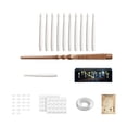 thumbnail image 2 of Flameless LED Taper Candles, 10Pcs Wand Remote Control Floating Candle Set, Flickering Light Hanging Candles for Halloween, Christmas and Birthday Party Decor, 2 of 9