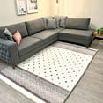 thumbnail image 2 of Alfa Rich 3x10 Mauve Cream Area Rugs for Living Room Decor Cotton Washable Pet Friendly Runner, 2 of 5
