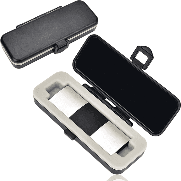 Protective Case Compatible with KardiaMobile 6L EKG Heart Monitor, with Silicone Pad, Travel Portable Cover (Case Only) Black