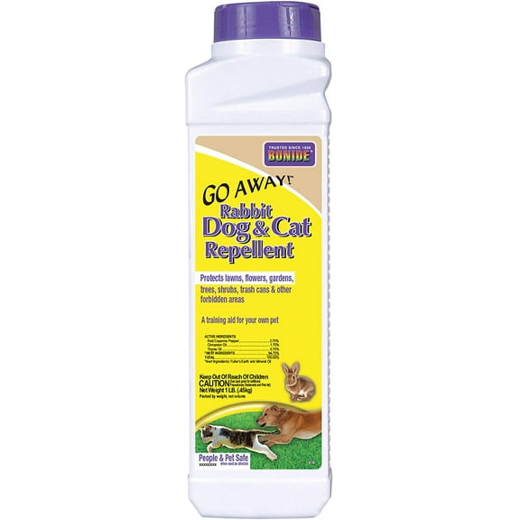 Bonide Go Away Rabbit, Dog, & Cat Repellent, 1 Lb