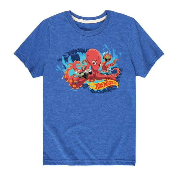Hot Wheels - Tentacles Tracks - Toddler And Youth Short Sleeve Graphic T-Shirt