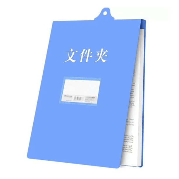 Carpetas Colgantes Resistentes para Archivadores y Paredes: Carpetas Colgantes Tamaño Carta con Clips, Organizador de Archivos Azul Impermeable con Capacidad para 120 Hojas