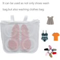 thumbnail image 3 of Honganda Laundry Bag Mesh Sack Shoe Pocket Drying Tools Dry Clothes Pouch, 3 of 5