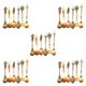thumbnail image 1 of Kearding De vajilla Retro, tenedor, cuchara de aleación, cuchara de cocina, cucharón de cocina, cucharilla de doméstico, cubiertos Type2 NO2, 1 of 6