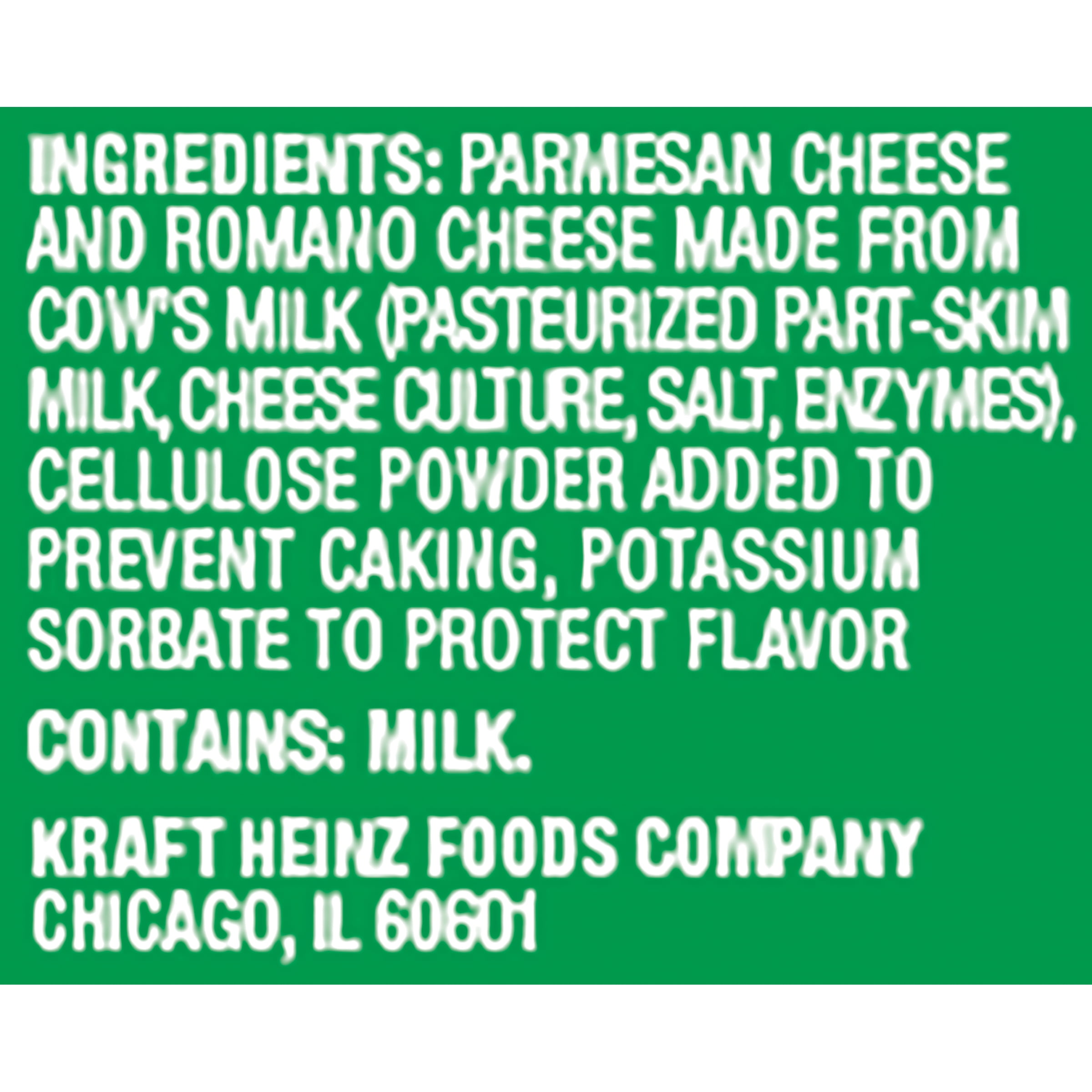 Kraft Parmesan &amp; Romano Grated Cheese, 8 oz Shaker - Walmart.com