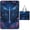 Huang-1, variant on Celestial Moth Night Garden Blooms Magic Waterproof Picnic Blanket with Foldable Zipper, Suitable for Outdoor Use, Suitable for Travel, Camping, Beaches, Parks, Grasslands, Picnic Blanket Accessories