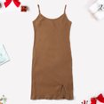 thumbnail image 5 of Fesfesfes Parent-child Spring Dress Solid Color Sling Dress Beach Sleeveless Dress Mother-daughter Girls Dress Suit Mommy and Baby Overalles, 5 of 8