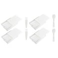 thumbnail image 3 of Rongfmy 4 Pieces Rhinestone Tray DIY Craft Organizer for Adults Point Drill Pen Tray white, 3 of 9