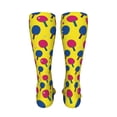 thumbnail image 6 of Kdxio Colorful Ping Pong Funny Silky Novelty Funky Long Knee High Socks Soft 3D Print Cosplay Crazy Stockings for Men Women, 6 of 8