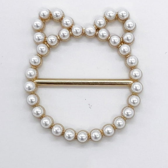 Vikakiooze Home Decor Scarf Ring Pearl T Shirt Scarf Clips Buckle For Bridal Bridesmaid Dresses