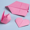 thumbnail image 6 of 100Pcs Pink A4 Paper100Pcs/Set Copy Paper Festive No Odor Diy Side Use Art Paper for (Light ), 6 of 7