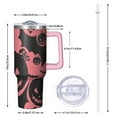 thumbnail image 2 of Spooky Halloween Silhouette Pattern Tumbler with Handle and Lid,40oz Double Wall Vacuum Insulated Tumbler,Cups Gift for Women and Men, 2 of 7