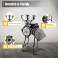 thumbnail image 5 of 1500W Electric Grain Mill Grinder with Funnel, 110V Commercial & Home Corn Grinder Machine for Rice, Cereals, Spices, Red Beans Feed Mill (Dry Food), 5 of 9
