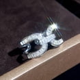 thumbnail image 2 of APIPEE Classic Party Wedding Gift for Wife For Her Lightweight Dazzling AAA Zircon CZ Ring Thoughtful Surprise Gift Box Included, 2 of 7
