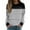 Black, variant on ZSQDM White Hoodie Women Long Sleeve Shirts for Women 2025 Fall Clothes Tunic Tops Loose Fit Dressy Crewneck Pullover Sweaters Curved Sweater Shaver Women's Polyester Hoodie （L）
