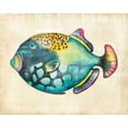 thumbnail image 2 of Zarris, Chariklia 24x20 Gold Ornate Wood Framed with Double Matting Museum Art Print Titled - Aquarium Fish IV, 2 of 4