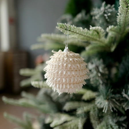 

SOAOUN Christmas Decor Ball Increase Atmosphere Multi-styles Pretty Xmas Party Decor Hanging Ball Pendant