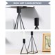 thumbnail image 3 of GOOHOCHY 1pc Vela decorativa Soporte de hierro Arte de hierro Candelabro Atractivo Decoración del hogar, 3 of 7