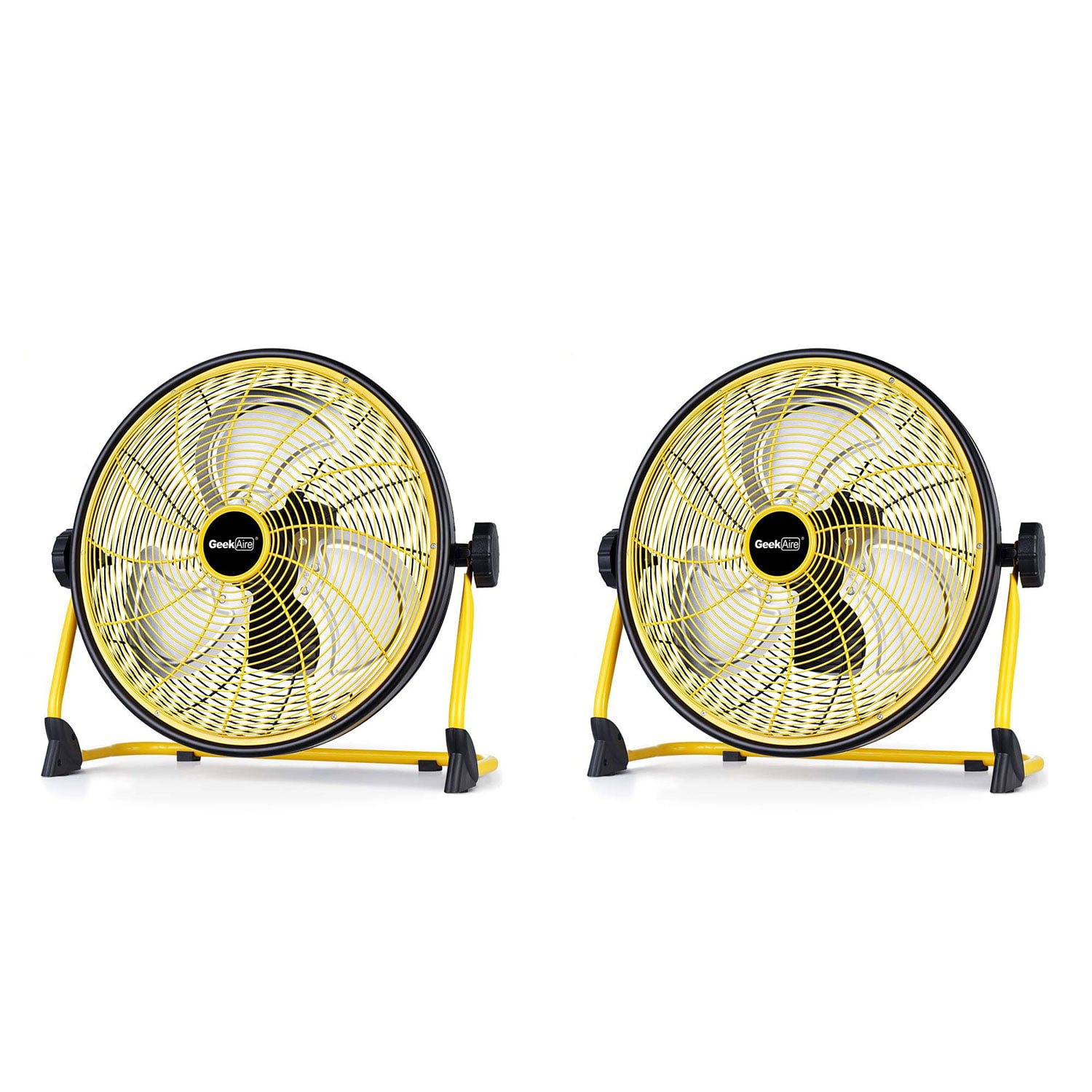 Geek Aire Portable Velocity Floor Fan Rechargeable Battery Operated Industrial for sale online 