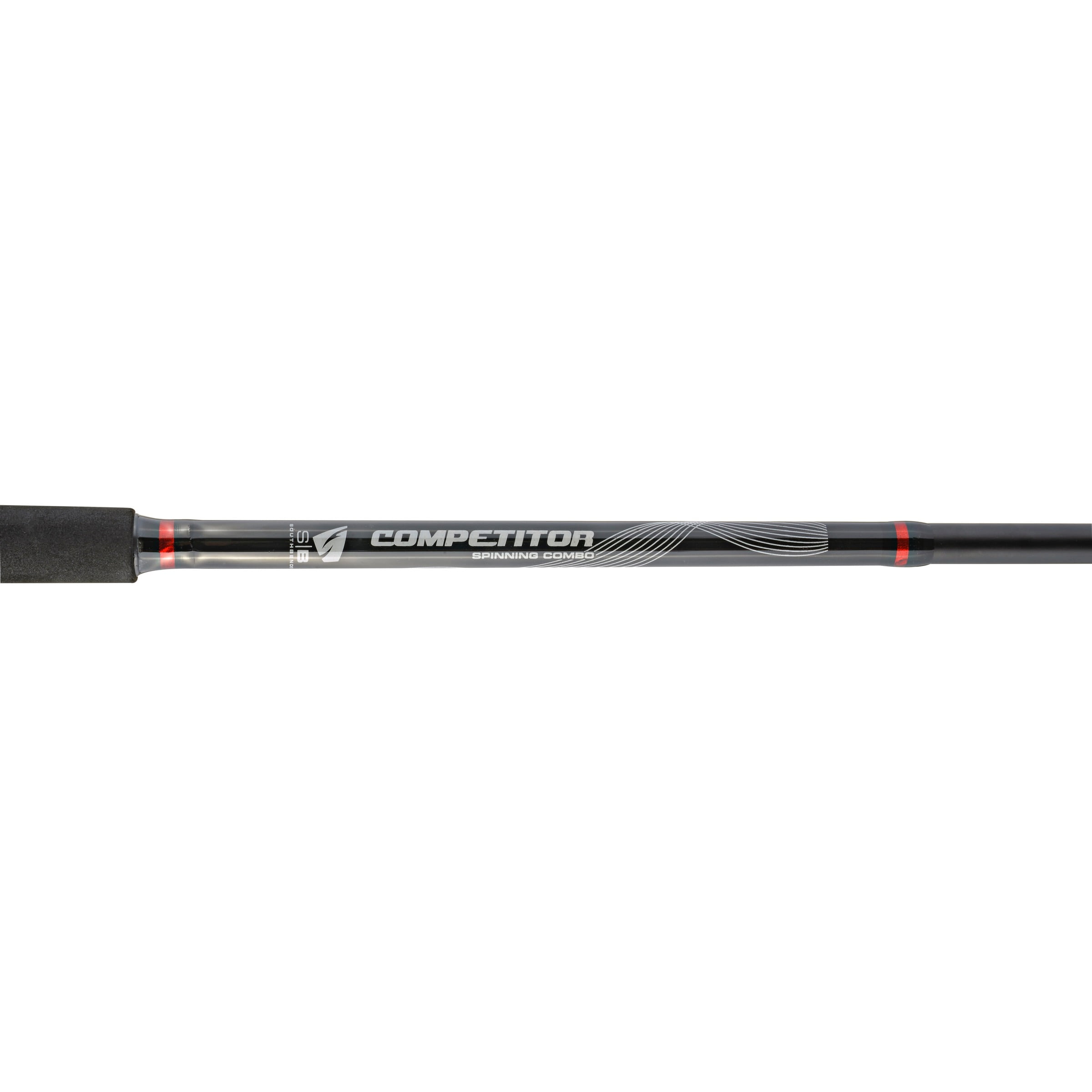competition spinning combo South Bend Competitor 7' 2Pc Black Spinning Fishing Combo