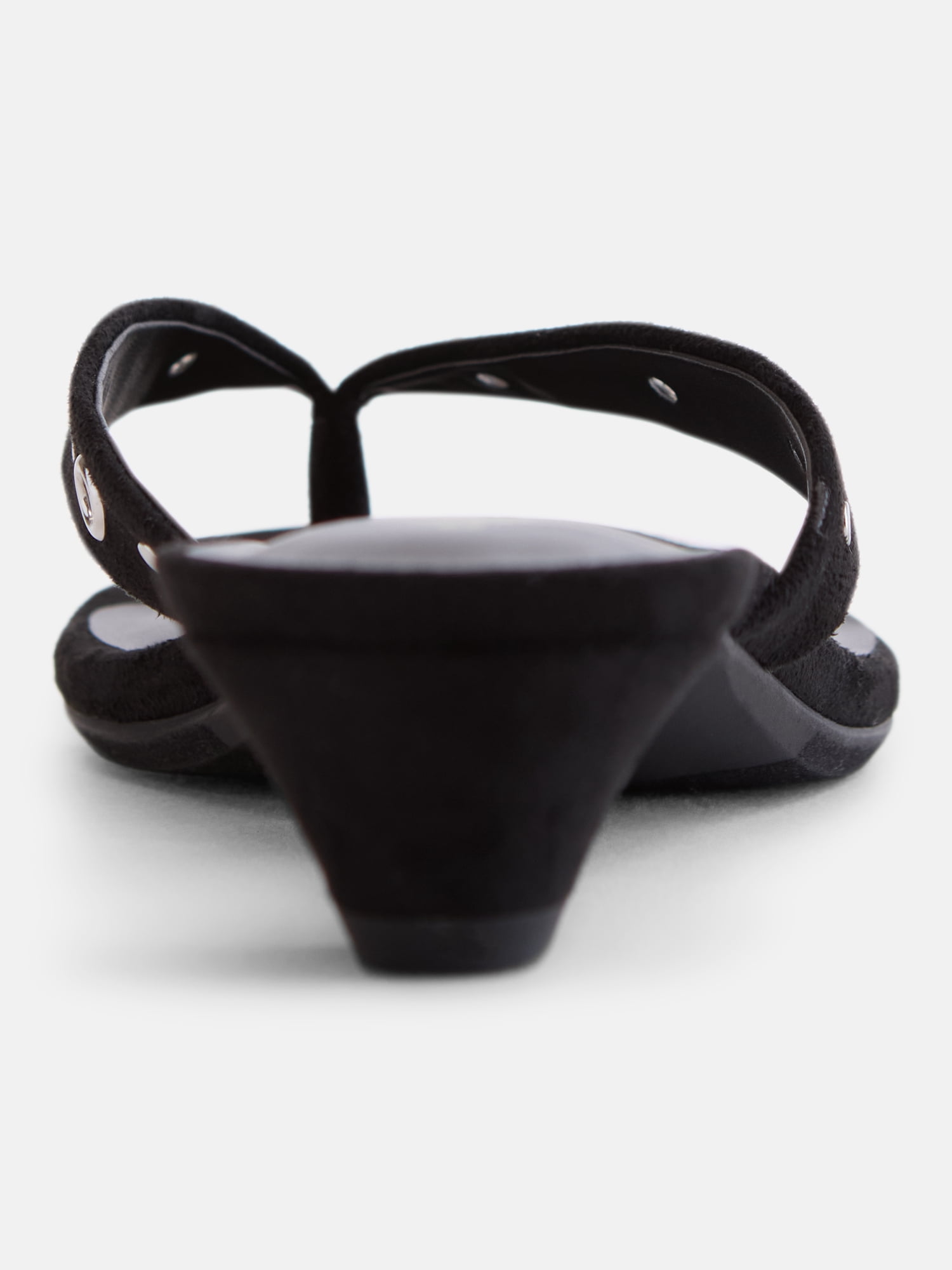 No Boundaries Women's Cone Heel Thong Sandals