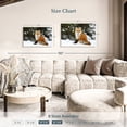 thumbnail image 4 of Elephant Stock Winter Red Fox Wall Art - Horizontal Canvas Wall Art - Living Room Wall Decor - Animal Canvas - Brown And Orange Decor - 36" x 24", 4 of 8
