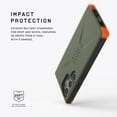 thumbnail image 6 of UAG Samsung Galaxy S24 Ultra Case 6.8" Civilian Olive Drab, Rugged Military Drop-Proof Impact Resistant Non-Slip Protective Cover, 6 of 9