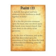 thumbnail image 1 of Scripture Walls Psalm 133 Chapter Gold Bible Canvas Christian Wall Art Ready to Hang Unframed, 1 of 7