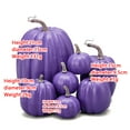 thumbnail image 3 of 7Pcs Halloween Simulation Pumpkin, Model Artificial Craft Fall Harvest Decoration, Holiday Home Party Decor Favors, 3 of 7