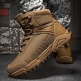 thumbnail image 3 of Men's Non-slip Wearable Mid-top Boots Seasonal Outdoor Waterproof Adventure Rescue Workwear Tactical Boots, 3 of 4