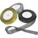 thumbnail image 2 of 3 Rolls 75 Yards in Total Metallic Glitter Ribbon for Gift Wrapping Birthday Holiday Graduation Party Decoration (Golden, Silvery, Silver-Black), 2 of 4