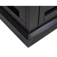 thumbnail image 4 of Modern Wood Desk Office Writing Table Credenza Fully Assembled Black, 4 of 11