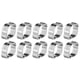 thumbnail image 1 of East buy - Abrazadera de Manguera -10pcs Abrazadera de Manguera de Dos Orejas de Acero Inoxidable Chapado en Zinc 5-23 mm para Tubo de tubería de Gasolina Fule(11-13Mm), 1 of 14