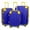 Blue/Yellow, variant on 3 Piece Hardside Luggage Set, Expandable ABS Spinner Suitcases (20/24/28) – Lightweight & Scratch-Resistant Travel Luggage, Pink -EL2401