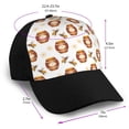 thumbnail image 2 of Yiaed Wooden Barrels With Honey Print Baseball Cap Dad Hat Polo Style Plain Blank Adjustable Size, 2 of 5