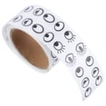 thumbnail image 2 of 2 Rolls Creative Cartoon Eyes Stickers For Kids Diy Craft Labels Self Adhesive Googly Eyes Fun Eyeball Stickers For Children, 2 of 8
