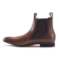 thumbnail image 2 of Men's B-745 Pull-On Round Toe Ankle High Chelsea Dress Boots, Brown, 6.5, 2 of 4