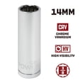 thumbnail image 2 of Powerbuilt 3/8 in. Drive x 14mm 12 Point Metric Deep Socket - 940064, 2 of 5