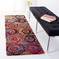 thumbnail image 2 of Safavieh Nantucket Pink Contemporary Rug - Runner 2'3" x 9', 2 of 4