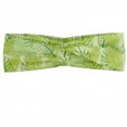 thumbnail image 1 of Botanical Headband, Brush Stroke Palm Leaves and Sketch Exotic Plants, Elastic and Soft Women's Bandana for Sports and Everyday Use, Grey Red Coconut, by Ambesonne, 1 of 3