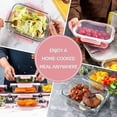 thumbnail image 4 of TechGen Premium Borosilicate Glass Food Storage Containers with Snap Locking Lids, 10 pack, 4 of 8