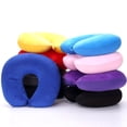 thumbnail image 2 of En Forma De U Almohada De Viaje Partículas Cuello Coche Plano Almohadas Suave Cojín Hogar Al Aire Libre Textil Suaves 1pc, 2 of 4