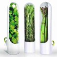 thumbnail image 2 of Kitchen Accessory Grains Chives Asparagus Mint Small Storage Box Fresh Keeping Cup Vanilla Vegetable Hard Home Storage Organizer, 2 of 5