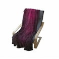 thumbnail image 4 of Magenta Soft Flannel Fleece Throw Blanket, Ornamental Vintage Feminine Rectangular Forms Background Damask Dated Design, Cozy Plush for Indoor and Outdoor Use, 50" x 60", Maroon Fuchsia, by Ambesonne, 4 of 6