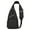 Black, variant on Crossbody Sling Bag for Men Shoulder Backpack Phone Chest Bag Travel Hiking Daypacks Black