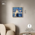thumbnail image 5 of Relaxing Bird Canvas Trendy Bathroom Art by Art Remedy, Gold Frame, 20 x 20, 5 of 7